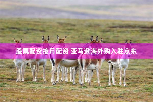 股票配资按月配资 亚马逊海外购入驻京东