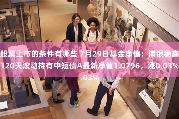 股票上市的条件有哪些 7月29日基金净值：浦银稳鑫120天滚动持有中短债A最新净值1.0796，涨0.03%