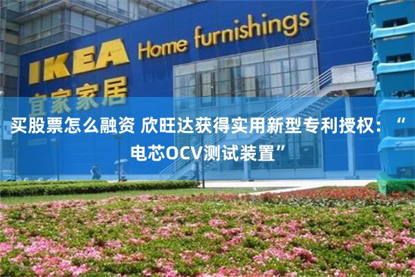 买股票怎么融资 欣旺达获得实用新型专利授权：“电芯OCV测试装置”
