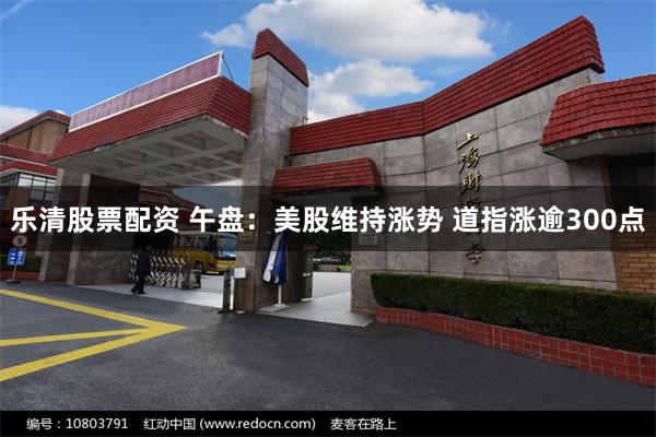 乐清股票配资 午盘：美股维持涨势 道指涨逾300点