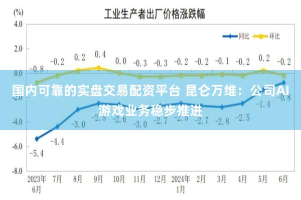 国内可靠的实盘交易配资平台 昆仑万维：公司AI游戏业务稳步推进